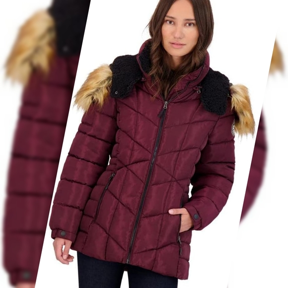 Reebok Jackets & Blazers - Reebok Puffer Coat  Faux Fur Hood ~ NWT!!!